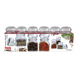 Skleněná kořenka TORO 150ml set 6ks