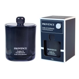 Vonná svíčka ve skle PROVENCE 25 hodin cedr kardamom