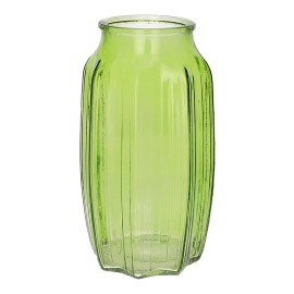 Skleněná váza SUKO 22cm zelená