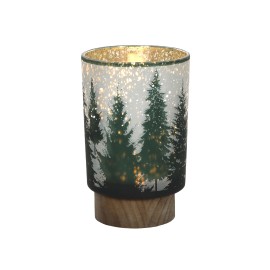 Vánoční dekorační lampa LED 15cm stromek