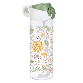 Láhev na pití s brčkem TORO 750ml botanica