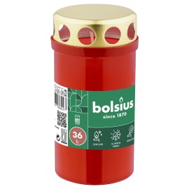 Hřbitovní svíčka BOLSIUS 36 hodin červená