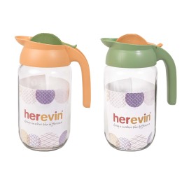 Skleněný džbán s víčkem TORO 1,5l MIX barev