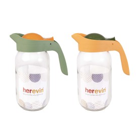 Skleněný džbán s víčkem TORO 1000ml MIX barev