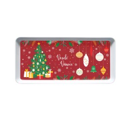 Servírovací tác TORO 35x16,5cm vánoční stromek