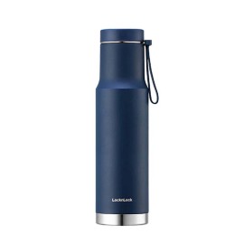 Nerezová termoska s uchem LOCK Metro 620ml modrá