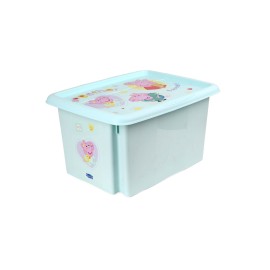 Plastový úložný box s víkem KEEEPER 15l Peppa Pig