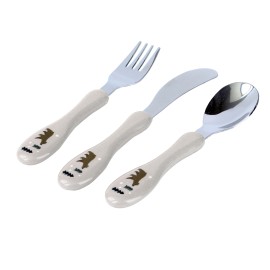 Sada dětských příborů KITCHISIMO 3ks medvídek