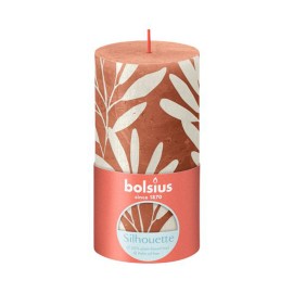 Rustikální svíčka 13cm BOLSIUS korálová/šalvěj