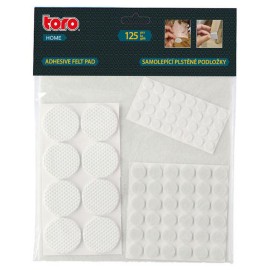 Samolepicí ochranná podložka TORO 125ks bílá