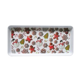 Servírovací tác TORO 35x16,5cm perníčky