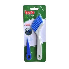 Kartáč na čištění spár se škrabkou TORO