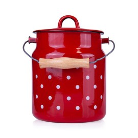 Smaltovaná bandaska 3,3l puntíky