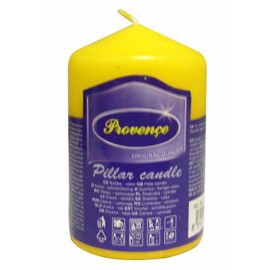 Neparfemovaná svíčka PROVENCE 8cm žlutá