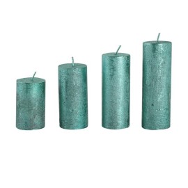 Rustikální adventní svíčka ø4cm PROVENCE 4ks zelená