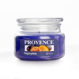 Vonná svíčka ve skle PROVENCE 45 hodin švestka