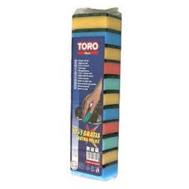 Houbička na nádobí TORO 10+1ks