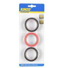Izolační páska elektrikářská 18mm x 10m KINZO 3ks
