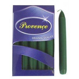 Svíčka 17cm PROVENCE Bistro 10ks zelená