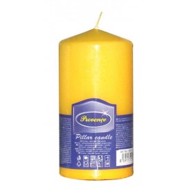 Neparfemovaná svíčka PROVENCE 12,5cm žlutá