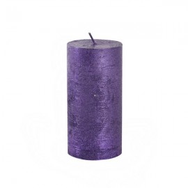 Rustikální svíčka 12cm PROVENCE fialová