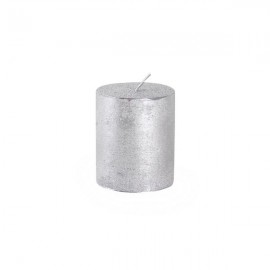 Rustikální svíčka 7cm PROVENCE stříbrná