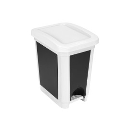 Plastový nášlapný odpadkový koš HEIDRUN 20l.