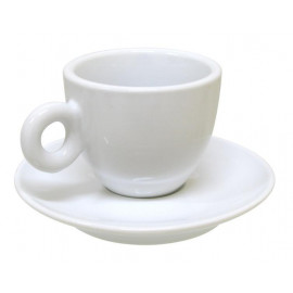 Keramický šálek s podšálkem TORO 120ml set 12ks