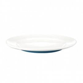 Talíř dezertní, porcelán, modrý mat, 19,8 cm