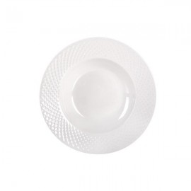 Porcelánový hluboký talíř TORO 22cm síťovaný dekor