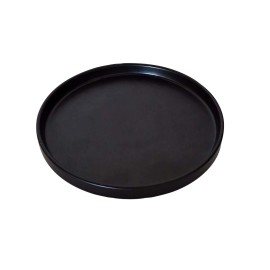 Keramický dezertní talíř KITCHISIMO 20cm černý mat