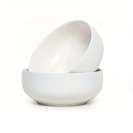 Keramická miska KITCHISIMO 530ml žebrovaná krémový