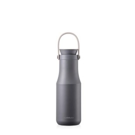 Nerezová termoska s uchem LOCK Metro 470ml šedá