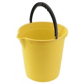 Plastový kbelík s výlevkou TONTARELLI 10l žlutý