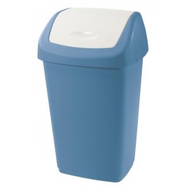 Plastový odpadkový koš TONTARELLI Aurora 25l modrobílá