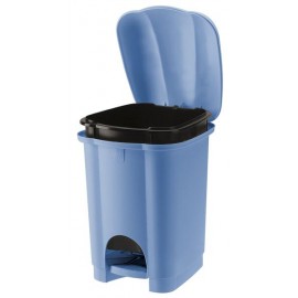 Plastový nášlapný odpadkový koš TONTARELLI Carolina 6l světle modrá