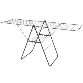 SUŠÁK NA  PRÁDLO ROZKLÁDACÍ 25M 177X60X90CM ČERNÝ