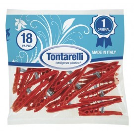 Plastové kolíčky na prádlo TONTARELLI Minimollet 18ks