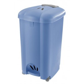 Koš odpadkový Tontarelli Carolina, 50 l, světle modrý