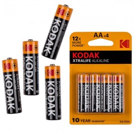 BATERIE AA KODAK ALKALINE 1,5V, 4KS