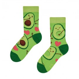 Dětské veselé ponožky DEDOLES avokádová láska 27-30