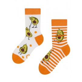 Dětské veselé ponožky DEDOLES vtipné avokádo 27-30