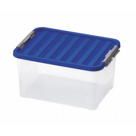 Plastový úložný box HEIDRUN ClipBox 25l