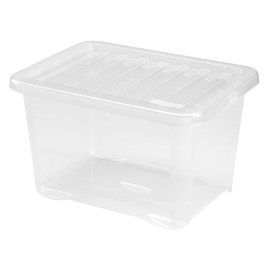Plastový úložný box s víkem HEIDRUN Quasar 28l