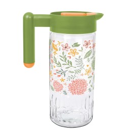 DŽBÁN DEKOR BOTANIKA 1,46 L, SKLO/PLAST