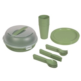 SADA NÁDOBÍ NA PIKNIK 32KS PLAST