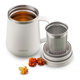 Termohrnek s uchem LOCK Metro 400ml slonová kost