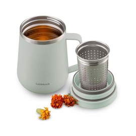 Termohrnek s uchem LOCK Metro 400ml mint