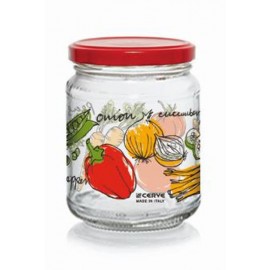 SKLENICE S VÍČKEM 200ML ZELENINA