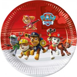 TALÍŘ PAPÍROVÝ PAW PATROL 8KS, 23 CM